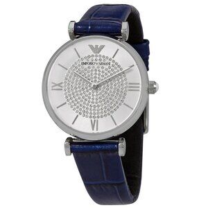 FX04040B NWT Emporio Armani Fashion Ladies Quartz Steel Authentic Watch